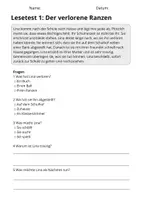 Vorschau - Stundenentwürfe - Lesetest Klasse 3 | 10 Lesetexte mit Fragen & Lösungen - Seite 2