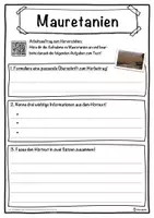 Vorschau - Unterrichtsreihen - Mauretanien Lückentext mit Wortspeicher Hörverstehen und Suchsel - Seite 3