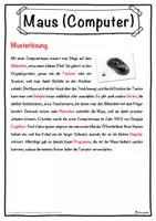Vorschau - Unterrichtsreihen - Maus (Computer) Lückentext mit Wortspeicher Hörverstehen und Suchsel - Seite 2