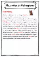 Vorschau - Unterrichtsreihen - Maximilien de Robespierre Lückentext mit Wortspeicher Hörverstehen und Suchsel - Seite 2