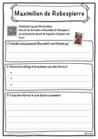 Vorschau - Unterrichtsreihen - Maximilien de Robespierre Lückentext mit Wortspeicher Hörverstehen und Suchsel - Seite 3