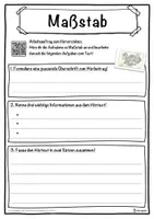 Vorschau - Unterrichtsreihen - Maßstab Lückentext mit Wortspeicher Hörverstehen und Suchsel - Seite 3