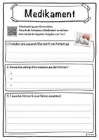 Vorschau - Unterrichtsreihen - Medikament Lückentext mit Wortspeicher Hörverstehen und Suchsel - Seite 3