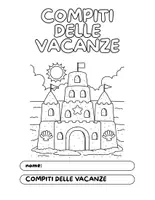 anteprima - Esercizi - Compiti delle Vacanze - Pagina di copertina