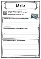 Vorschau - Unterrichtsreihen - Meile Lückentext mit Wortspeicher Hörverstehen und Suchsel - Seite 3