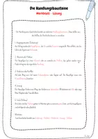 Vorschau - Arbeitsblätter - Handlungsbausteine | 4 Arbeitsblätter | Inkl. Merkblatt mit Lösung | Aufsatz schreiben | Deutsch | Klasse 7 und 8 - Seite 2