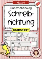 Vorschau - Unterrichtsreihen - Buchstabenweg GRUNDSCHRIFT - Schreibrichtung - Deckblatt