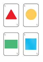 anteprima - Flashcard - Carte "Domino" forme geometriche e numeri - Pagina di copertina