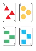 anteprima - Flashcard - Carte "Domino" forme geometriche e numeri - Pagina 2