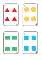 anteprima - Flashcard - Carte "Domino" forme geometriche e numeri - Pagina 3