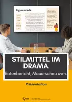 Vorschau - Präsentationen/Tafelbilder - Dramaturgische Stilmittel: Präsenation zu Mauerschau, Botenbericht uvm. - Deckblatt
