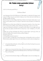 Vorschau - Arbeitsblätter - Schluss schreiben | 3 Arbeitsblätter | Inkl. Merkblatt mit Lösung | Aufsatz schreiben | Deutsch | Klasse 7 und 8 - Seite 3