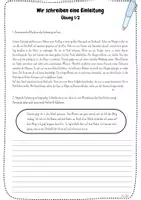 Vorschau - Arbeitsblätter - Einleitung schreiben | 3 Arbeitsblätter | Inkl. Merkblatt mit Lösung | Aufsatz schreiben | Deutsch | Klasse 7 und 8 - Seite 3