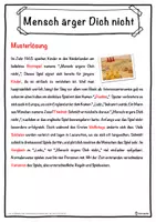 Vorschau - Unterrichtsreihen - Mensch ärger Dich nicht Lückentext mit Wortspeicher Hörverstehen und Suchsel - Seite 2