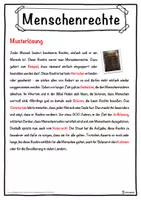 Vorschau - Unterrichtsreihen - Menschenrechte Lückentext mit Wortspeicher Hörverstehen und Suchsel - Seite 2