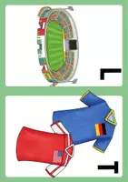 Vorschau - Arbeitsblätter - Lesespaziergang Fußball WM 2026 - Seite 1