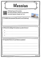 Vorschau - Unterrichtsreihen - Messias Lückentext mit Wortspeicher Hörverstehen und Suchsel - Seite 3