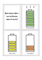 Vorschau - Fördermaterial/Inklusion - Mein innerer Akku - Gefühlskarten (kostenlos) - Deckblatt