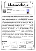 Vorschau - Unterrichtsreihen - Meteorologie Lückentext mit Wortspeicher Hörverstehen und Suchsel - Seite 1