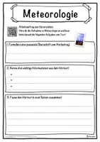 Vorschau - Unterrichtsreihen - Meteorologie Lückentext mit Wortspeicher Hörverstehen und Suchsel - Seite 3