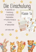 Vorschau - Stundenentwürfe - XXL Einschulung - Deckblatt
