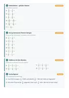 Vorschau - Arbeitsblätter - Mathematik 6 Gymnasium - Brüche - Seite 3