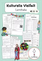 Vorschau - Arbeitsblätter - Kulturelle Vielfalt & Rassismus: Lerntheke - Deckblatt