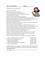 Vorschau - Text - Fragewörter Deutsche Lesung: DaF/ DaZ - Deckblatt