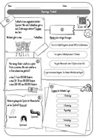 Vorschau - Arbeitsblätter - „Fußball“ (Filmprotokoll mit QR-Code) + Lösungsblatt - Seite 1