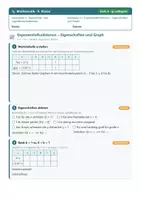 Vorschau - Arbeitsblätter - Mathematik 9 Gymnasium - Exponentialfunktionen - Seite 2