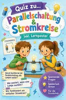 Vorschau - Arbeitsblätter - Parallelschaltung & Stromkreise PLUS Lernposter - Deckblatt