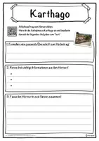 Vorschau - Unterrichtsreihen - Karthago Lückentext mit Wortspeicher Hörverstehen und Suchsel - Seite 3