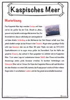 Vorschau - Unterrichtsreihen - Kaspisches Meer Lückentext mit Wortspeicher Hörverstehen und Suchsel - Seite 2