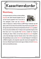 Vorschau - Unterrichtsreihen - Kassettenrekorder Lückentext mit Wortspeicher Hörverstehen und Suchsel - Seite 2