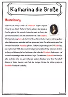 Vorschau - Unterrichtsreihen - Katharina die Große Lückentext mit Wortspeicher Hörverstehen und Suchsel - Seite 2