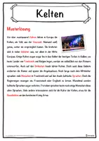 Vorschau - Unterrichtsreihen - Kelten Lückentext mit Wortspeicher Hörverstehen und Suchsel - Seite 2