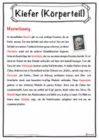 Vorschau - Unterrichtsreihen - Kiefer (Körperteil) Lückentext mit Wortspeicher Hörverstehen und Suchsel - Seite 2