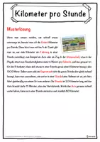 Vorschau - Unterrichtsreihen - Kilometer pro Stunde Lückentext mit Wortspeicher Hörverstehen und Suchsel - Seite 2