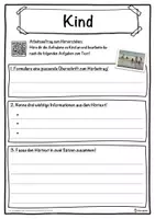Vorschau - Unterrichtsreihen - Kind Lückentext mit Wortspeicher Hörverstehen und Suchsel - Seite 3