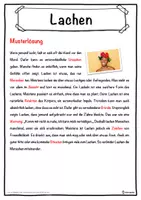 Vorschau - Unterrichtsreihen - Lachen Lückentext mit Wortspeicher Hörverstehen und Suchsel - Seite 2