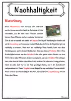 Vorschau - Unterrichtsreihen - Nachhaltigkeit Lückentext mit Wortspeicher Hörverstehen und Suchsel - Seite 2