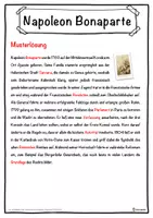 Vorschau - Unterrichtsreihen - Napoleon Bonaparte Lückentext mit Wortspeicher Hörverstehen und Suchsel - Seite 2