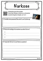 Vorschau - Unterrichtsreihen - Narkose Lückentext mit Wortspeicher Hörverstehen und Suchsel - Seite 3