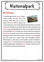 Vorschau - Unterrichtsreihen - Nationalpark Lückentext mit Wortspeicher Hörverstehen und Suchsel - Seite 2