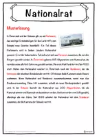 Vorschau - Unterrichtsreihen - Nationalrat Lückentext mit Wortspeicher Hörverstehen und Suchsel - Seite 2