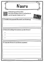 Vorschau - Unterrichtsreihen - Nauru Lückentext mit Wortspeicher Hörverstehen und Suchsel - Seite 3