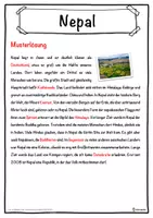 Vorschau - Unterrichtsreihen - Nepal Lückentext mit Wortspeicher Hörverstehen und Suchsel - Seite 2