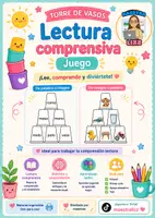 Vista previa - Juegos / Gamificación - Torre de lectura - empareja palabras con imagenes. - Portada