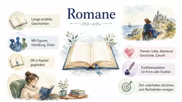 Vorschau - Arbeitsblätter - Arbeitsblätter "Roman" + Lösung & MP3 + Infografik - Seite 3