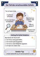 Vorschau - Arbeitsblätter - Schlafen Der Schlaf‑Detektiv Warum wir schlafen und wie wir gut schlafen - Seite 1